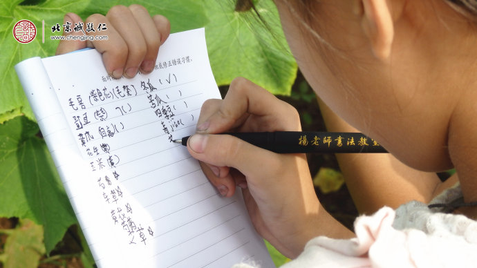 孩子們記錄下每種植物的名稱、特點；學習觀察自然萬物的能力。