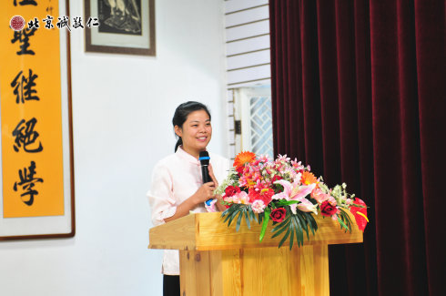 學員代表發言