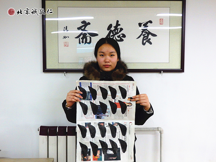 來自黑龍江的學(xué)員展示「人生第一點」
