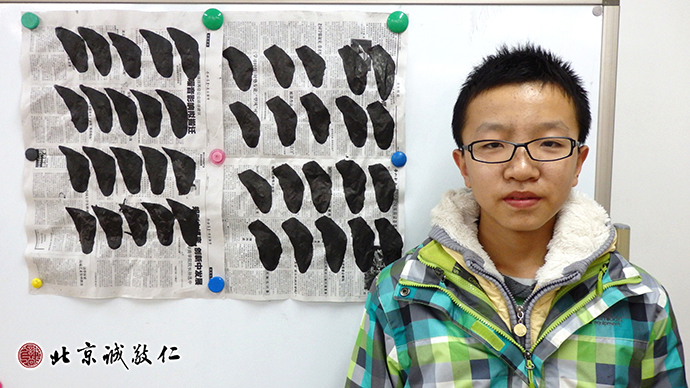 來(lái)自沈陽(yáng)的小學(xué)員展示第一天的學(xué)習(xí)成果