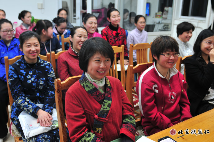 師資班、書法班學(xué)員觀看比賽